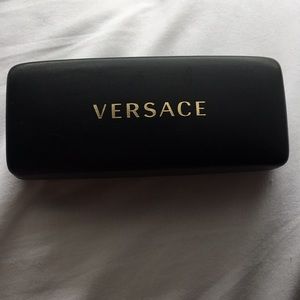 Versace glasses case with cleaning cloth